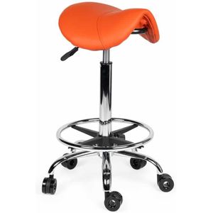 Kapperskruk Oranje zithoogte 50CM t/m 68CM Met voetring