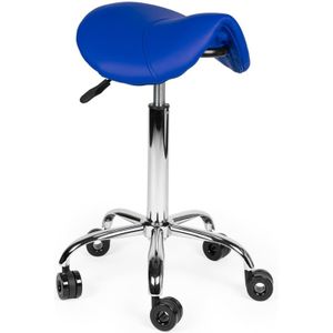 Kapperskruk Blauw zithoogte 40CM t/m 58CM Zonder voetring