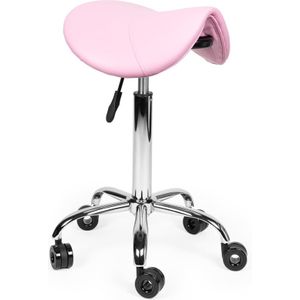 Kapperskruk Roze zithoogte 40CM t/m 58CM Zonder voetring