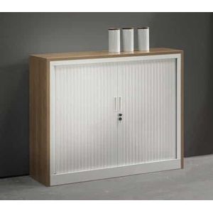 PANELENSET (ombouw t.b.v. roldeurkast) breed 120CM diep 43CM bladkleur Kersen