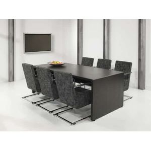 Vergadertafel Chief Donker Eiken 220x100cm