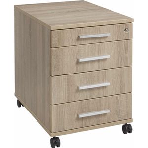 Chief - Rolblok - Robson Eiken - 2 Lades + Pennenlade