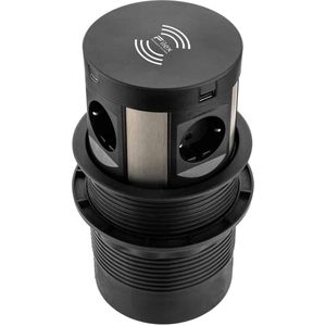 Pop Up - Inbouwunit voor Elektra - Zwart