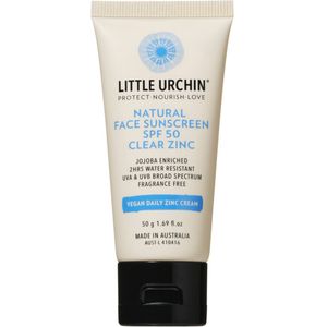 Natural Face Sunscreen Clear Zinc SPF 50+