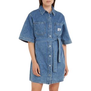 Calvin Klein Relaxed Denim Overhemdjurk Dames