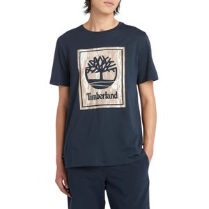 Timberland Stack Logo Camo Shirt Heren