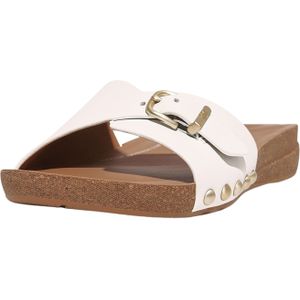 FitFlop iQushion Adjustable Buckle Leather Slippers Dames