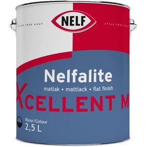 Nelf Nelfalite Xcellent Mat Lakverf 2,5 LTR - Kleur