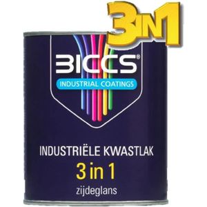 Biccs Industriële Kwastlak 3-in-1 Zijdeglans 1 LTR - Kleur