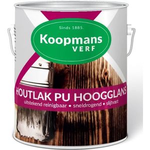Koopmans Houtlak PU Hoogglans Blank 250 ML