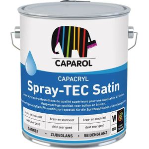 Caparol Capacryl Spray Tec Satin  5 LTR - Lichte kleur|2
