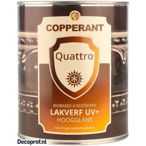 Copperant Quattro Lakverf Hoogglans UV+ 2,5 LTR - Kleur