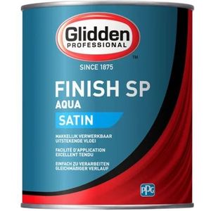 Glidden Aqua Finish Satin SP  1 LTR - Wit