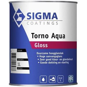 Sigma Torno Aqua Gloss  1 LTR - Kleur