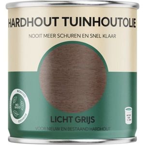 Tuinhoutolie Hardhout Licht Grijs 750 ML