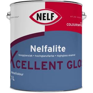 Nelf Nelfalite Xcellent Gloss Lakverf 2,5 LTR - Wit