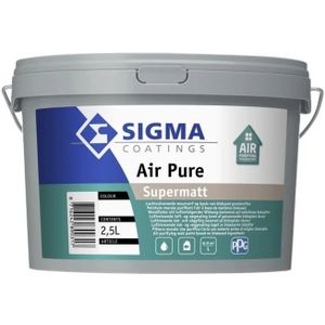 Sigma Air Pure Supermatt Muurverf 2,5 LTR - Wit