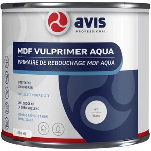 Avis MDF Vulprimer Aqua 500 ML - Wit