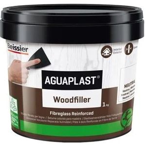 Aguaplast Woodfiller Neutraal 1 KG - Wit