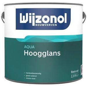 Wijzonol Aqua Hoogglans  2,5 LTR - Kleur