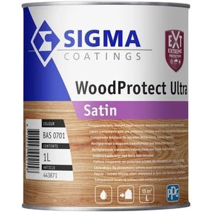 Sigma WoodProtect Ultra Satin  1 LTR - Transparante kleur