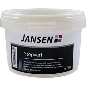Jansen Stopverf Bruin 750 GR - Bruin