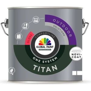 Global Paint Titan One System Gloss  1 LTR - Wit
