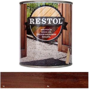 Restol Houtolie Zijdeglans Bruin Naturel 2,5 LTR