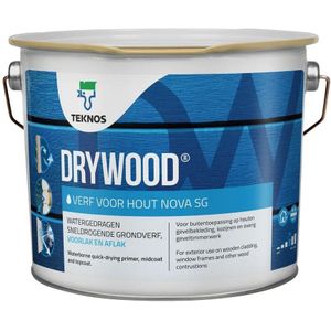Drywood Verf Voor Hout Nova Zijdeglans  2,7 LTR - Wit