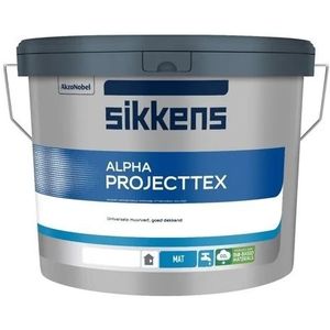 Sikkens Alpha Projecttex  5 LTR - Wit