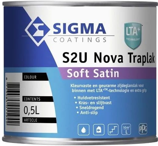 Sigma - S2U Nova Traplak - Soft Satin - Watergedragen - Zijdeglanzend