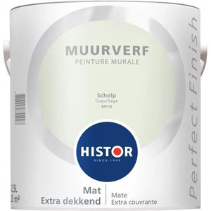 Histor Perfect Finish Muurverf Mat Schelp 6910Muurverf 2,5 LTR