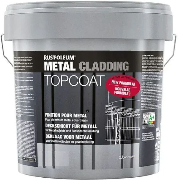 Rust-Oleum - Metal Cladding Topcoat - Verf - Halfglanzend - Waterbasis