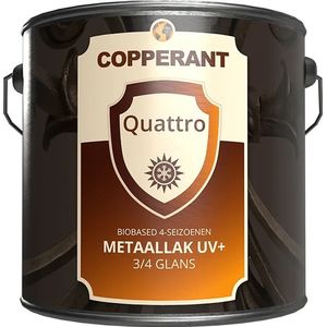 Copperant Quattro Metaallak UV+ 2,5 LTR - Wit