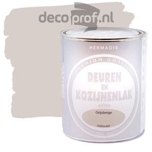 Hermadix Deuren&Kozijnenlak Extra Zijdeglans GrijsbeigeLakverf 750 ML