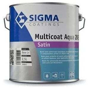 Sigma Multicoat Aqua 2K EP Satin  2,5 LTR - Kleur