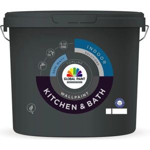 Global Paint Kitchen & Bath  1 LTR - Wit