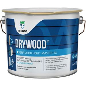 Drywood Verf Voor Hout Master Glans Dekkende houtverf 2,5 LTR - Wit