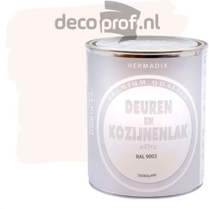 Hermadix Deuren&Kozijnenlak Extra Zijdeglans RAL9003Lakverf 750 ML