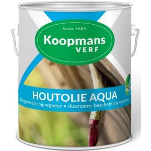 Koopmans - Houtolie Aqua - Kleurbeits - Transparant - Watergedragen