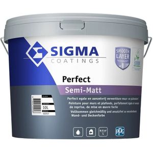 Sigma Perfect Semi-Matt  10 LTR - Wit