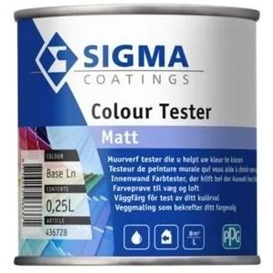 Kleurstaal Sigma ColourSticker RAL 9016  250 ML Testpotje - RAL9016