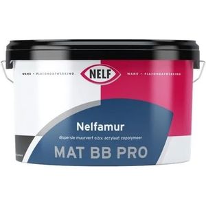 Nelf Nelfamur Pro Mat BB  5 LTR - Wit