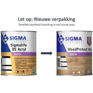 Sigma Sigmalife DS Acryl Satin  1 LTR - Kleurloos