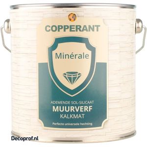Copperant Pura Minerale Muurverf Kalkmat 10 LTR - Wit