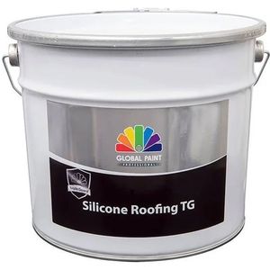 Global Paint Silicone Roofing TG SR250  6 KG - Lichtgrijs