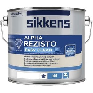 Sikkens Alpha Rezisto Easy Clean Mat  2,5 LTR - Wit