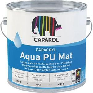 Caparol Capacryl Aqua PU Mat Lakverf 2,5 LTR - Kleur