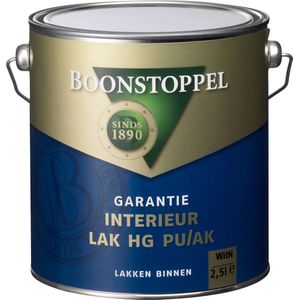 Boonstoppel Garantie Interieur Lak Hoogglans PU/AK  2,5 LTR - Kleur