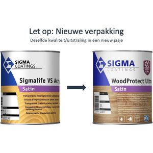 Sigma Sigmalife VS Acryl Satin  2,5 LTR - Kleurloos